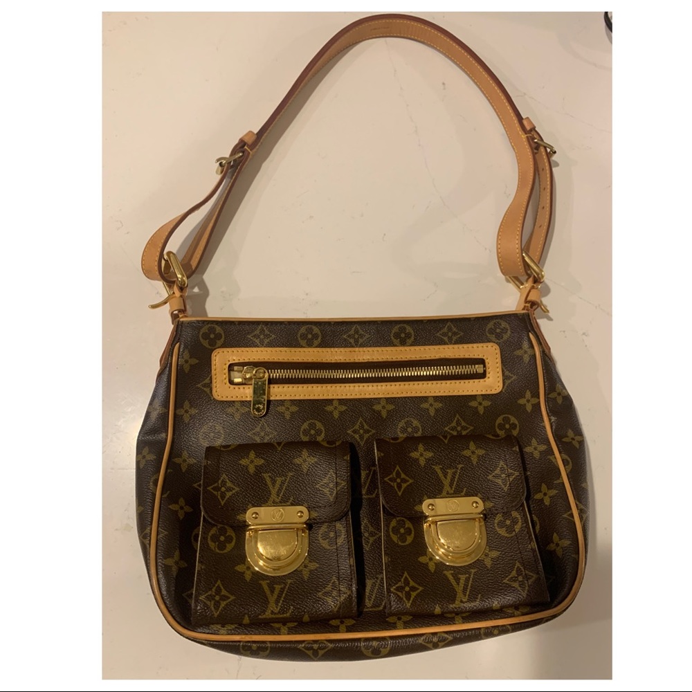 Louis Vuitton Hudson GM monogram bag excellent condition rare